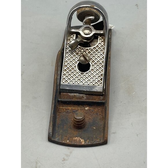vintage stanley plane number 220 made in USA 6.5" metal READ - Picture 2 of 9